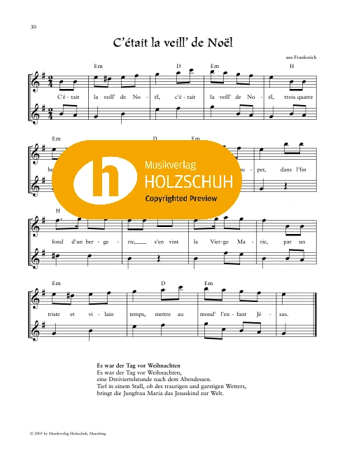 Cétait la veill de Noël